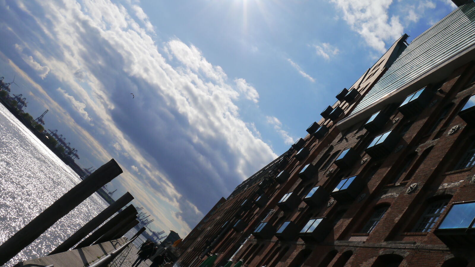 Panasonic Lumix DMC-G3 sample photo. Blue, sky, brick, texture photography