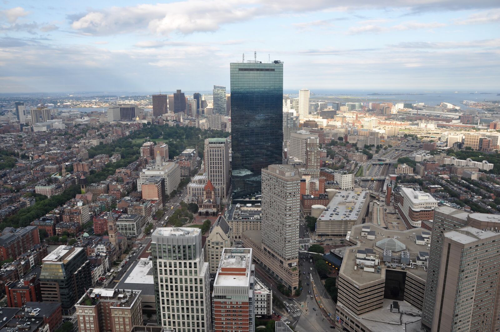 Nikon D5000 sample photo. Boston, panorama, skyscraper photography