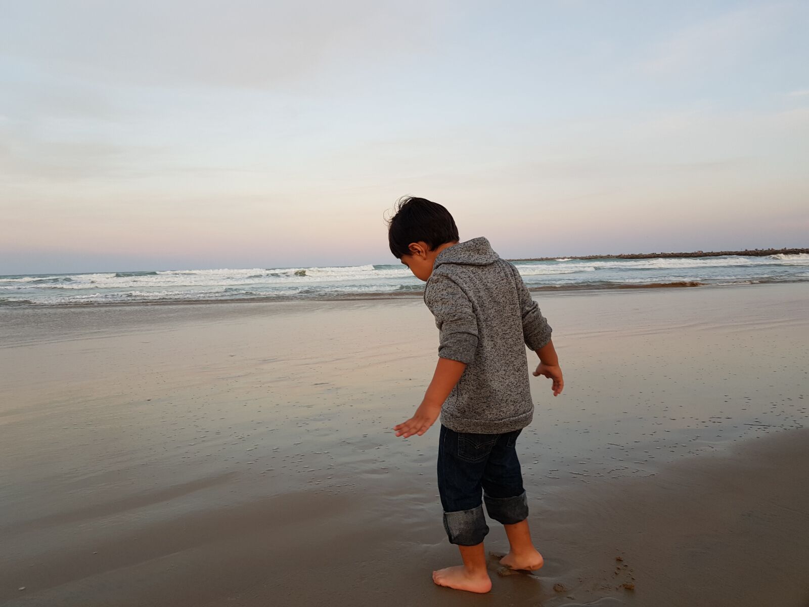 Samsung Galaxy S8 sample photo. Beach, sea, child photography