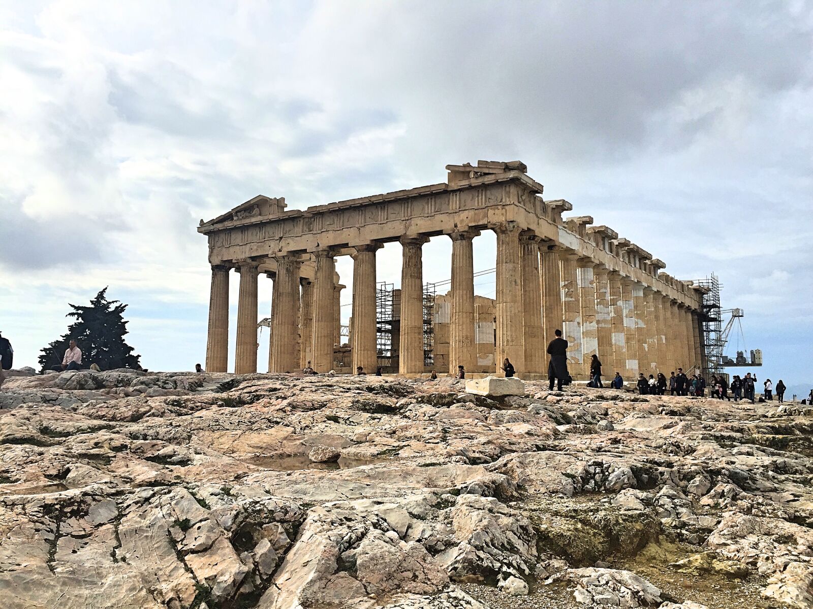 Apple iPhone 6 sample photo. Ancient, columns, greece, marble photography