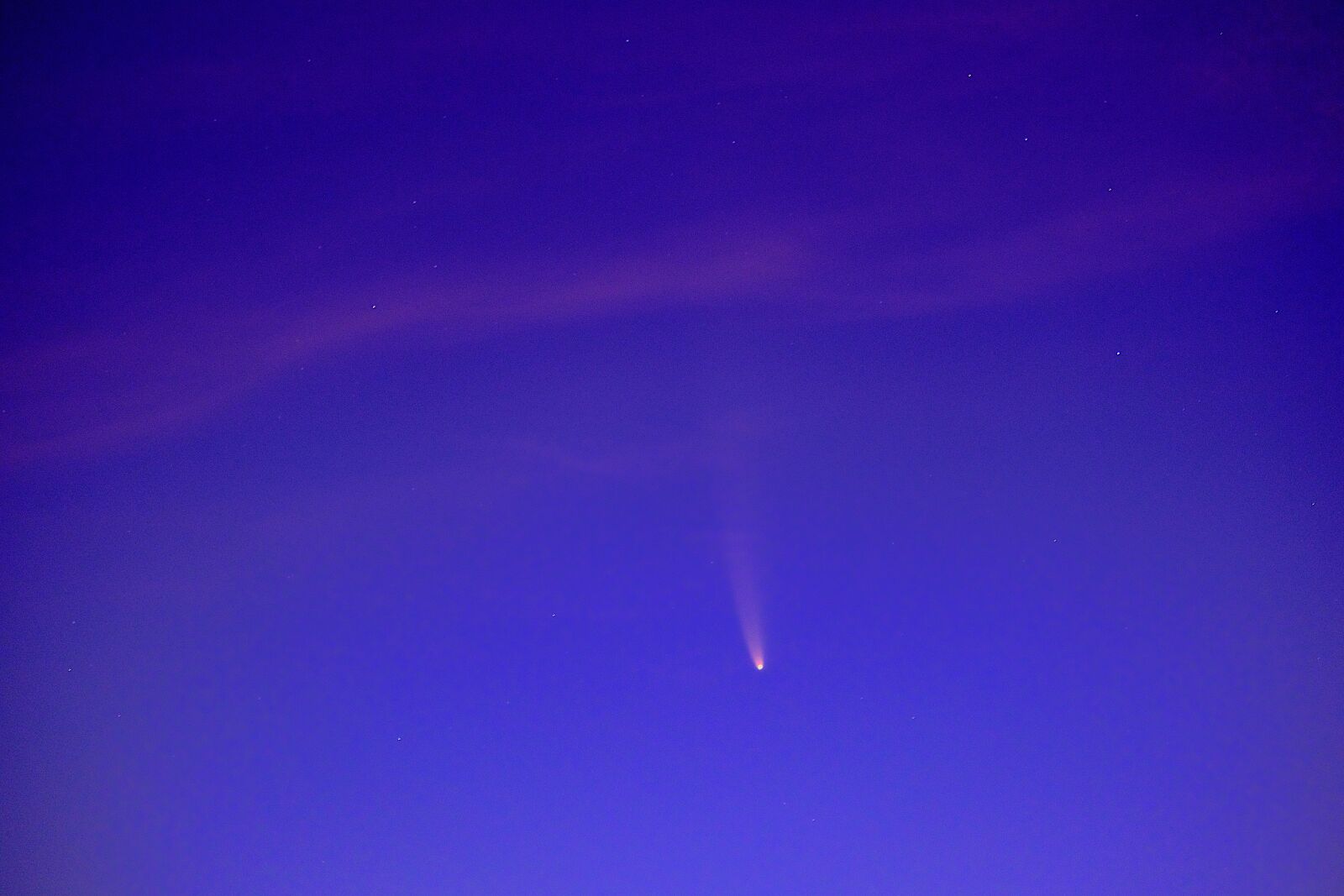 Fujifilm XF 55-200mm F3.5-4.8 R LM OIS sample photo. Comet, comet neowise, neowise photography