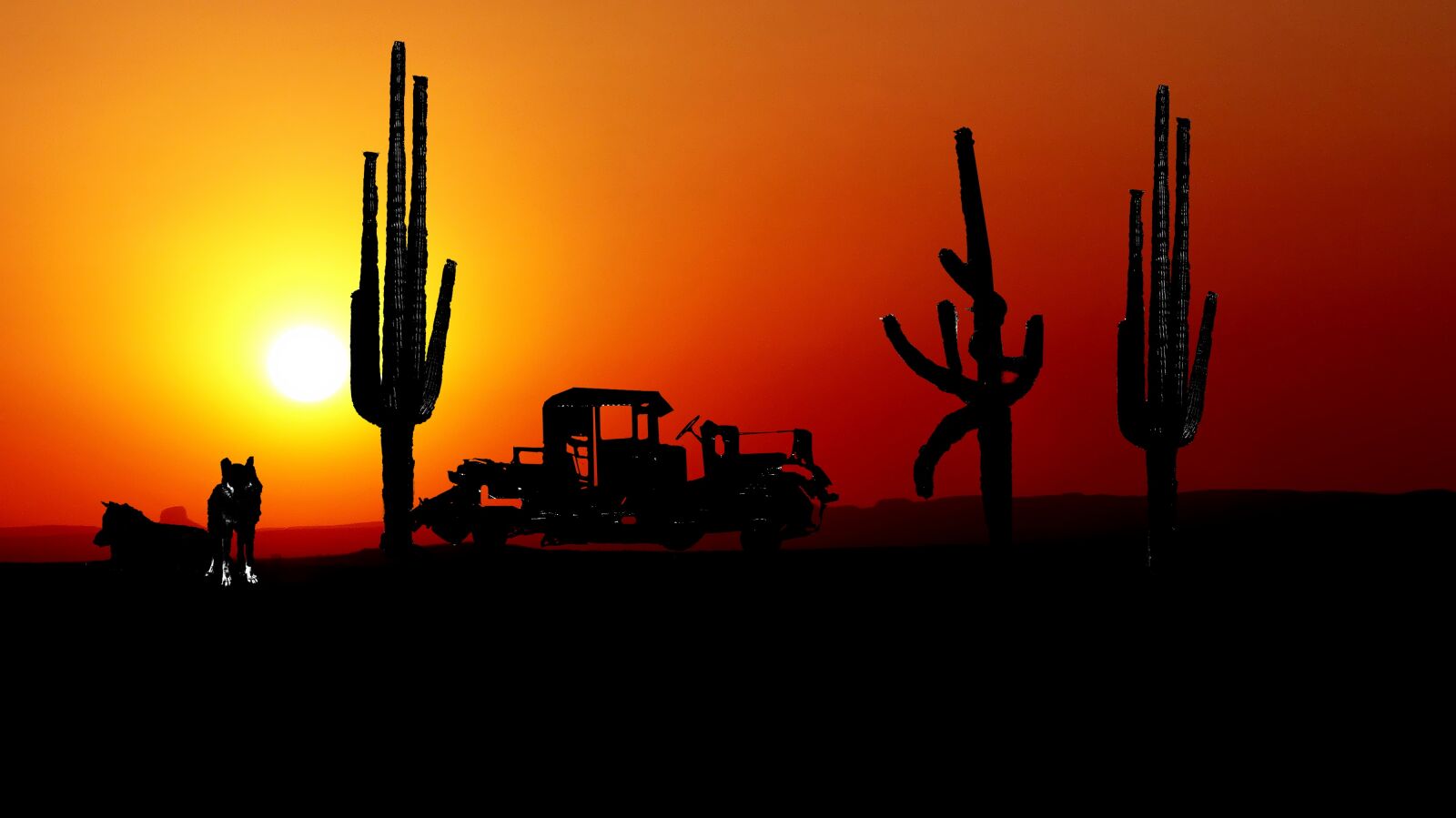 Panasonic Lumix DMC-FZ200 sample photo. Sunset, colors, cactus saguaro photography