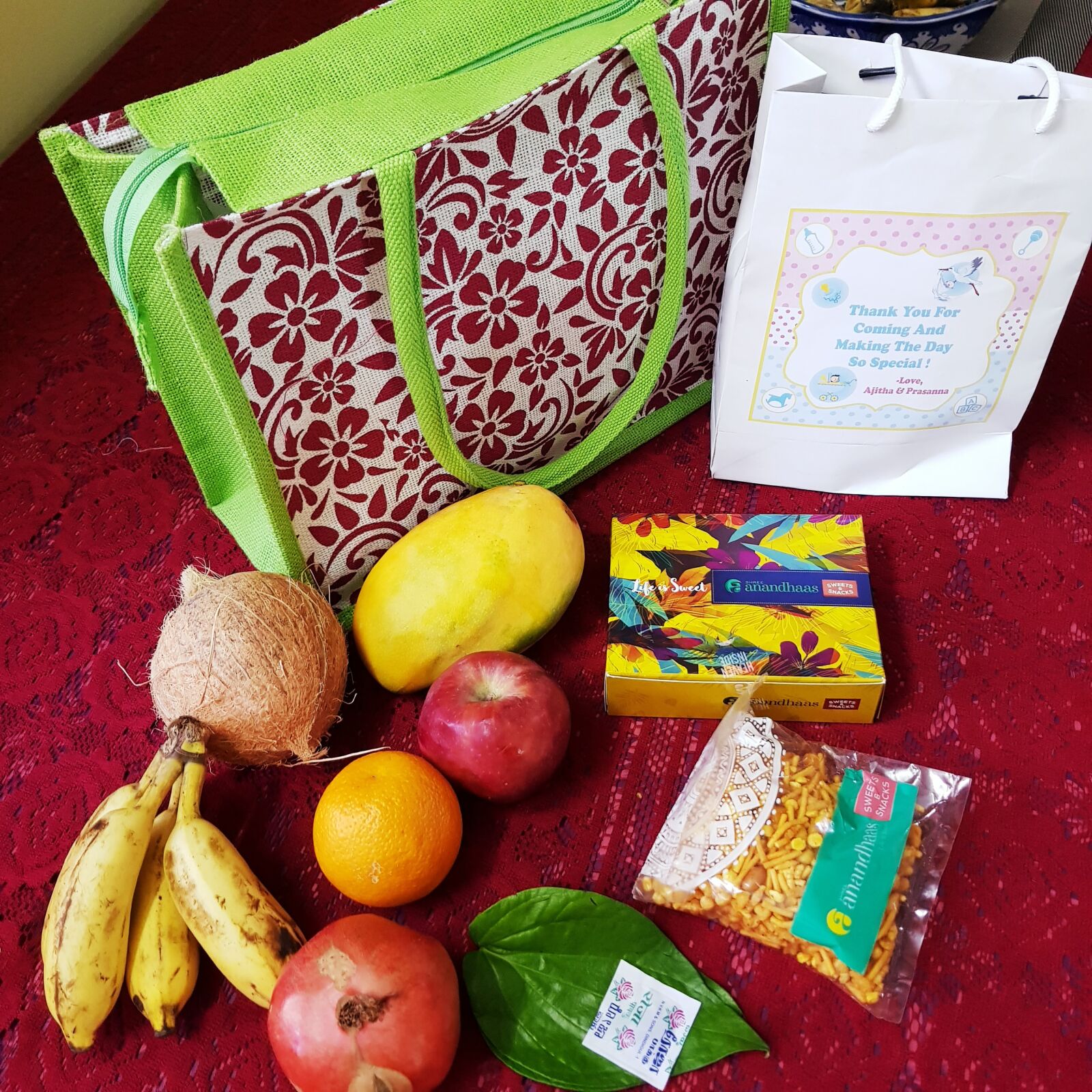 Samsung Galaxy S8+ sample photo. Baby showers, return gifts photography