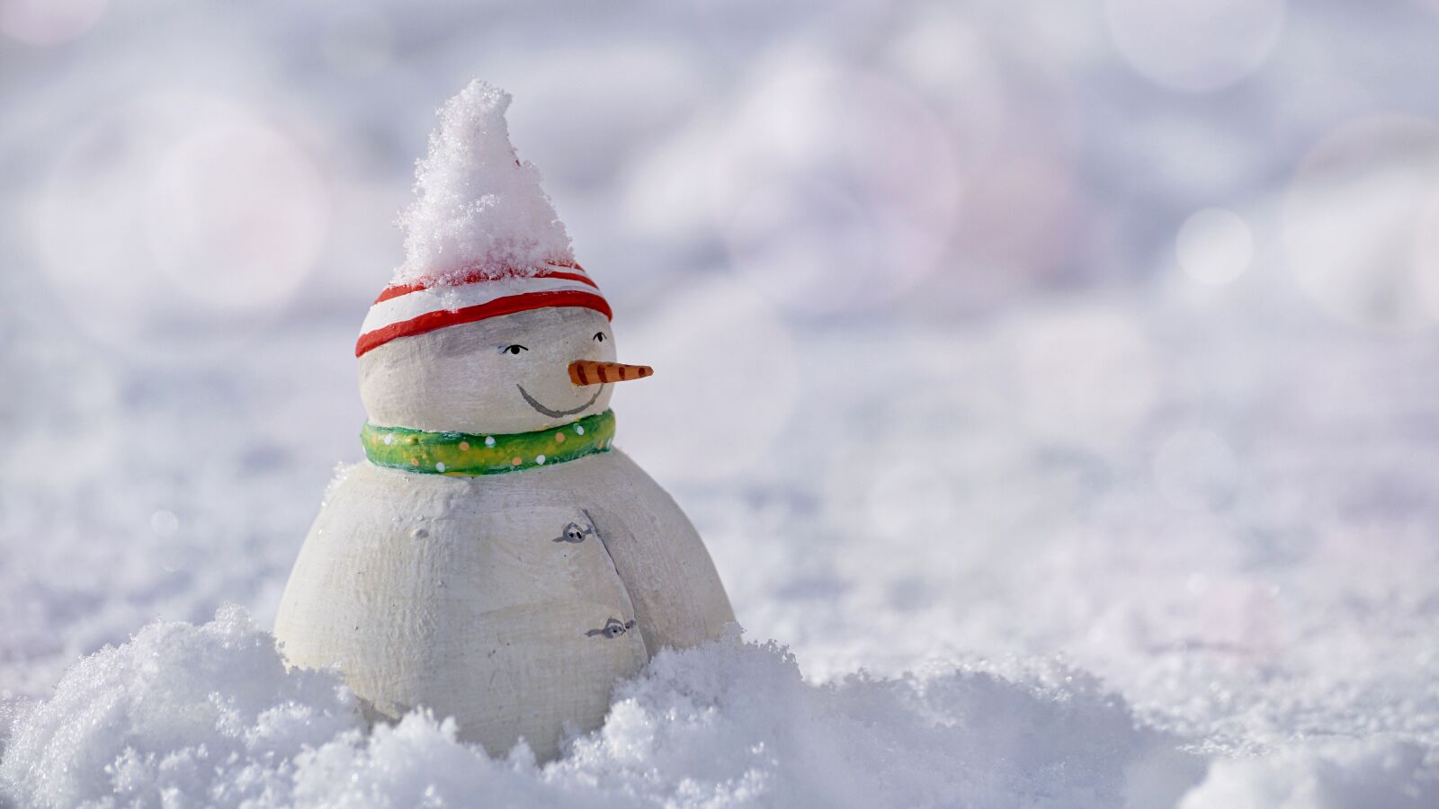 Sony DT 55-300mm F4.5-5.6 SAM sample photo. Snowman, snow, winter photography