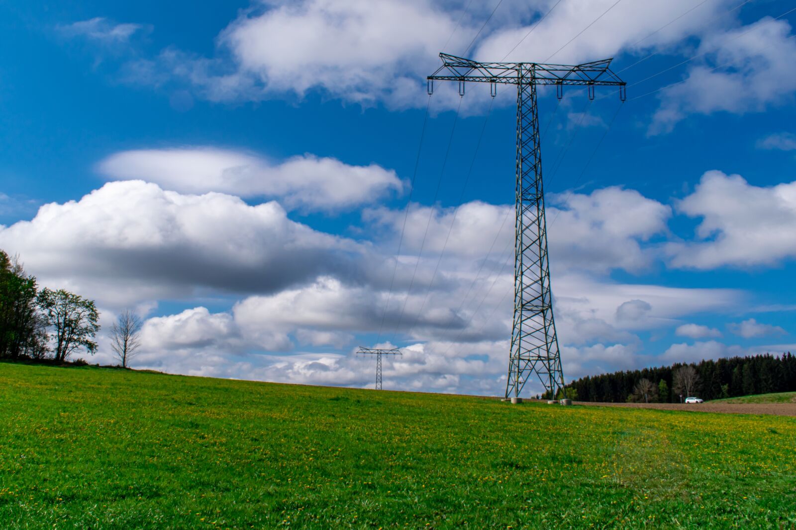 Nikon D5300 sample photo. Power line, pylon, reinforce photography