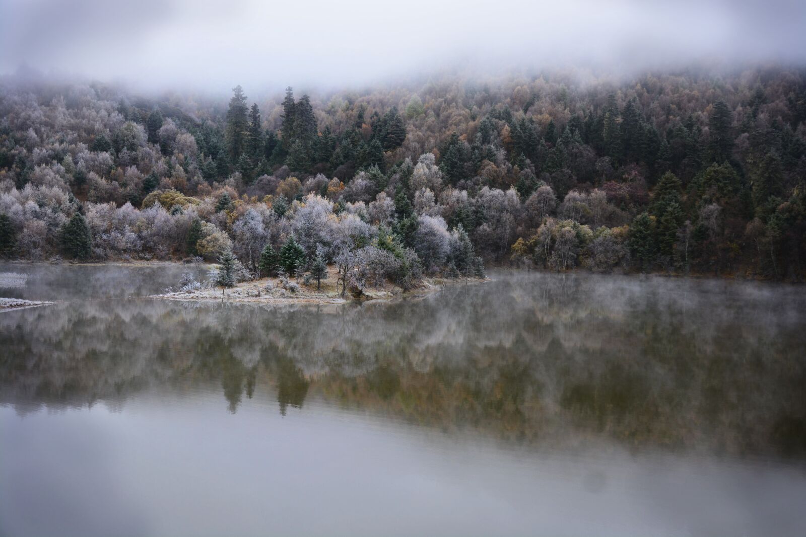 Nikon D5200 sample photo. Trees, mountains, water photography