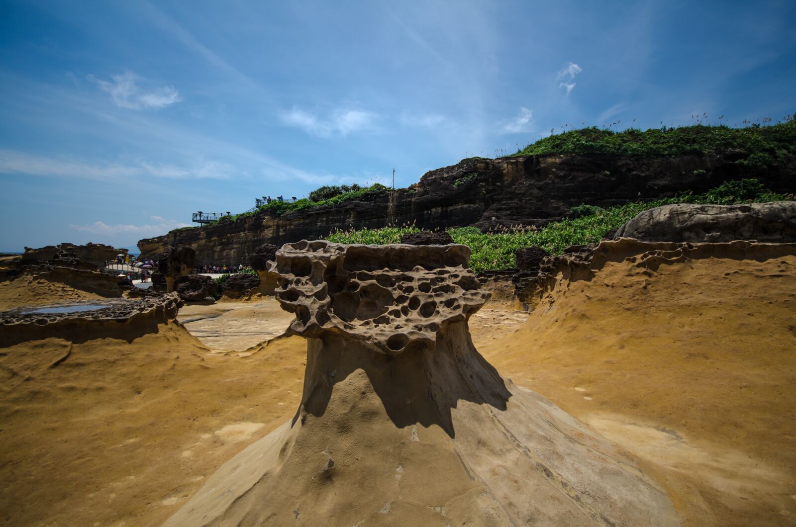 Nikon D7000 sample photo. Yehliu geopark, natural rocks photography