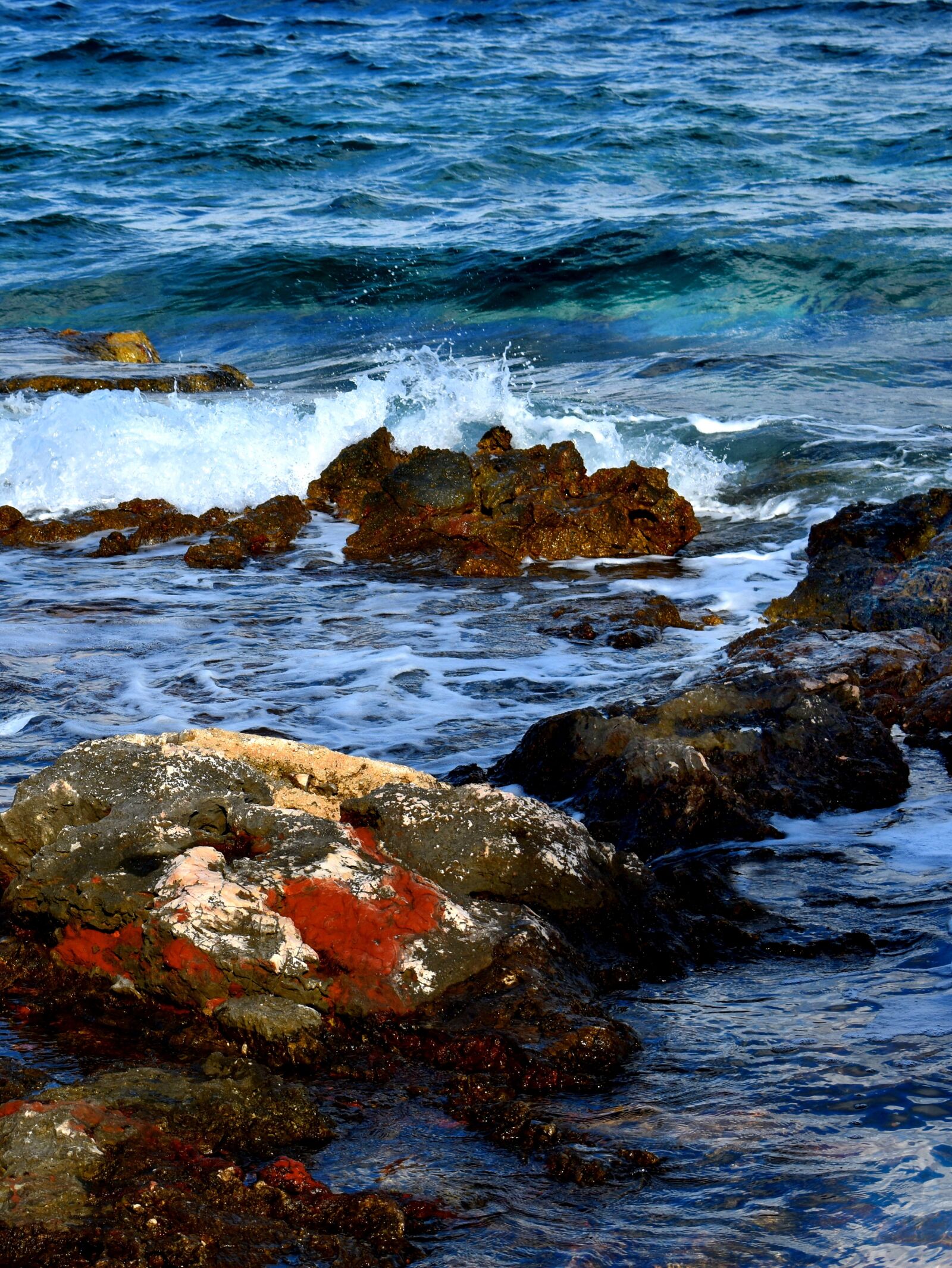 Nikon D3400 sample photo. Sea, wave, foam photography