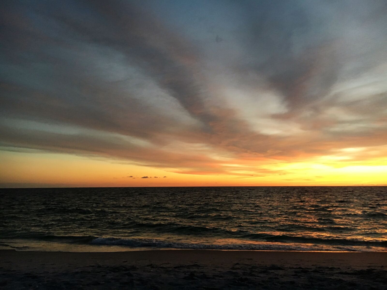 Apple iPhone 6s sample photo. Sunset, beach, sunset beach photography
