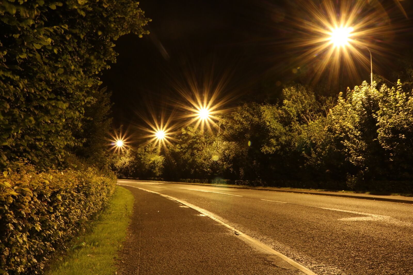 Canon EOS 750D (EOS Rebel T6i / EOS Kiss X8i) sample photo. Lights, night, road photography