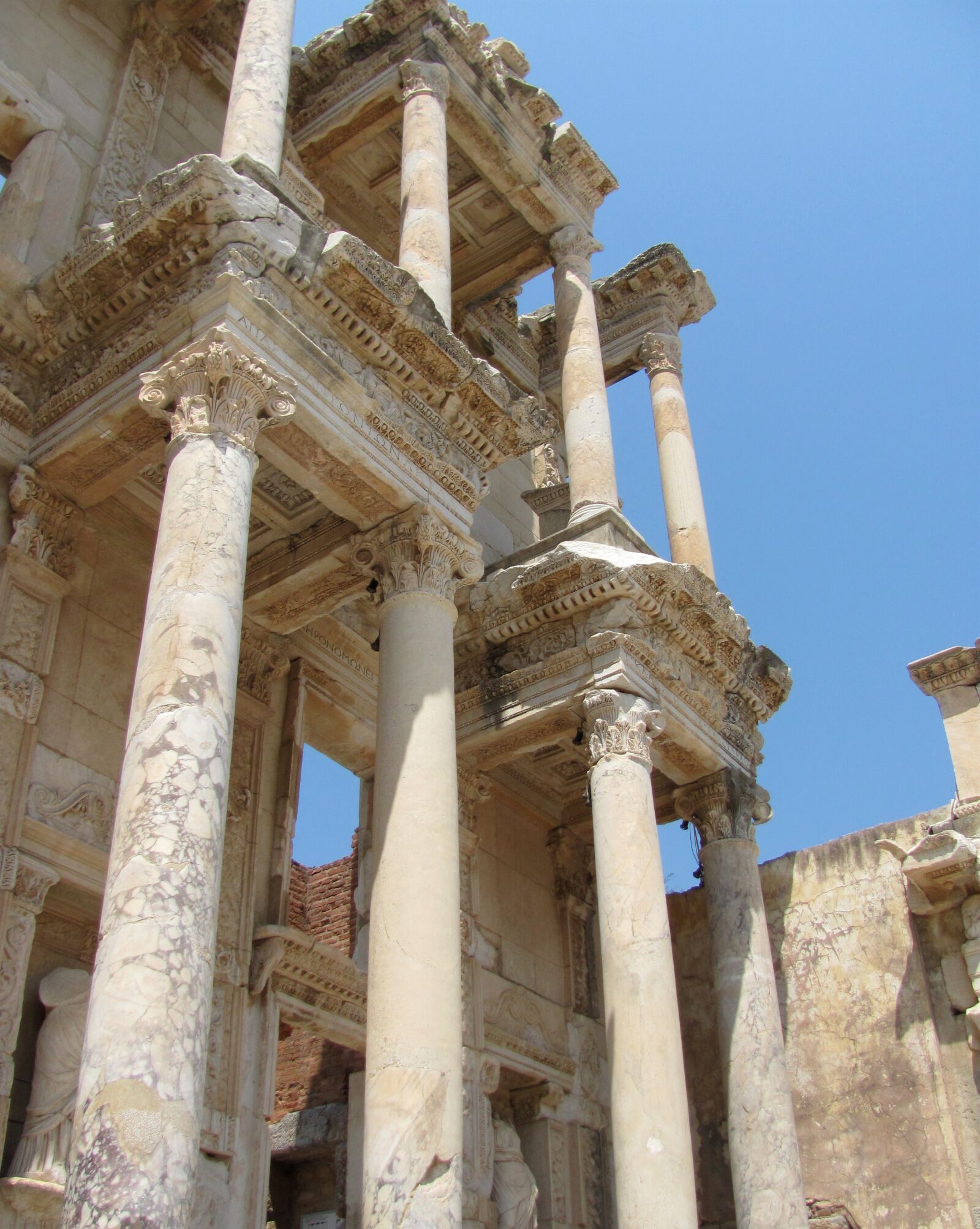 Canon PowerShot SX120 IS sample photo. Ephesus, library of celsus photography