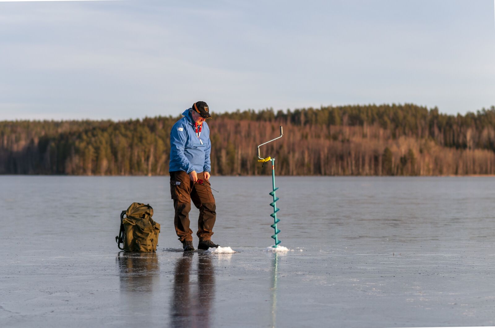 Nikon D300 sample photo. Fishing, sport fishing, ice photography