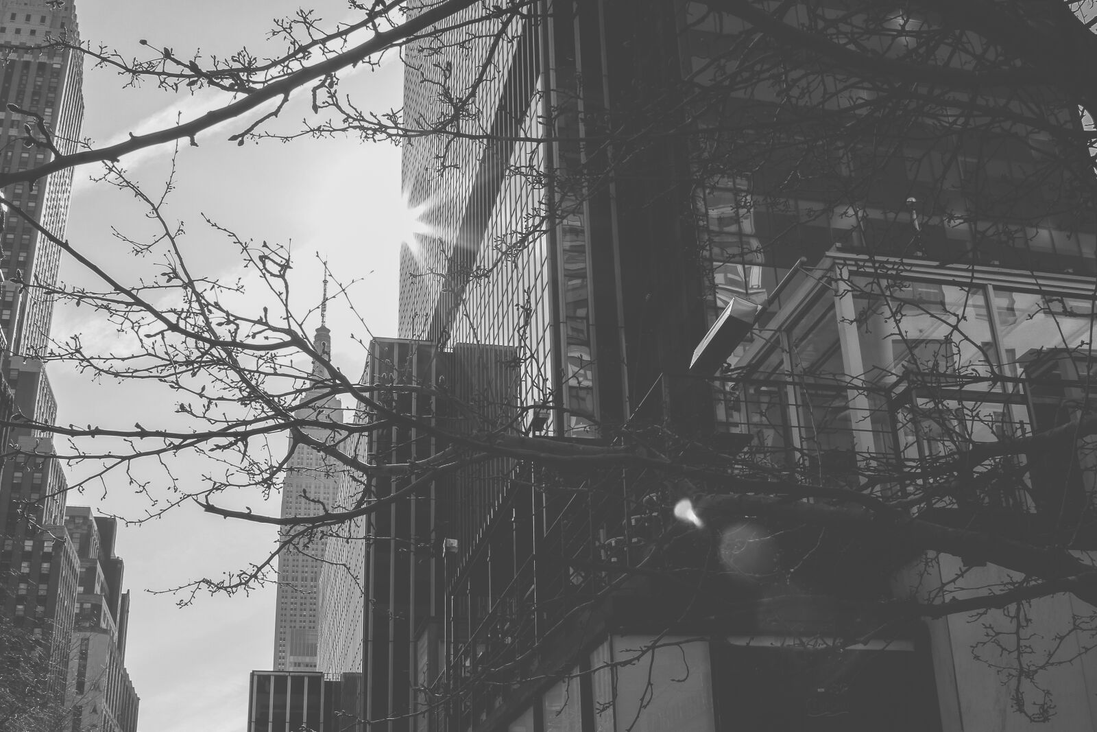 Canon EF 24-105mm F4L IS USM sample photo. Buildings, bw, manhattan, new photography
