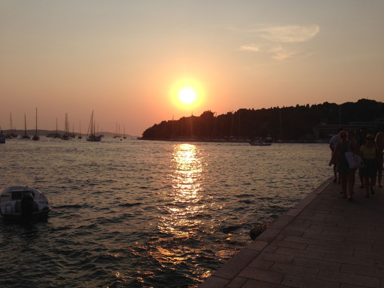 iPhone 5 back camera 4.12mm f/2.4 sample photo. Sunset, croatia, zadar photography