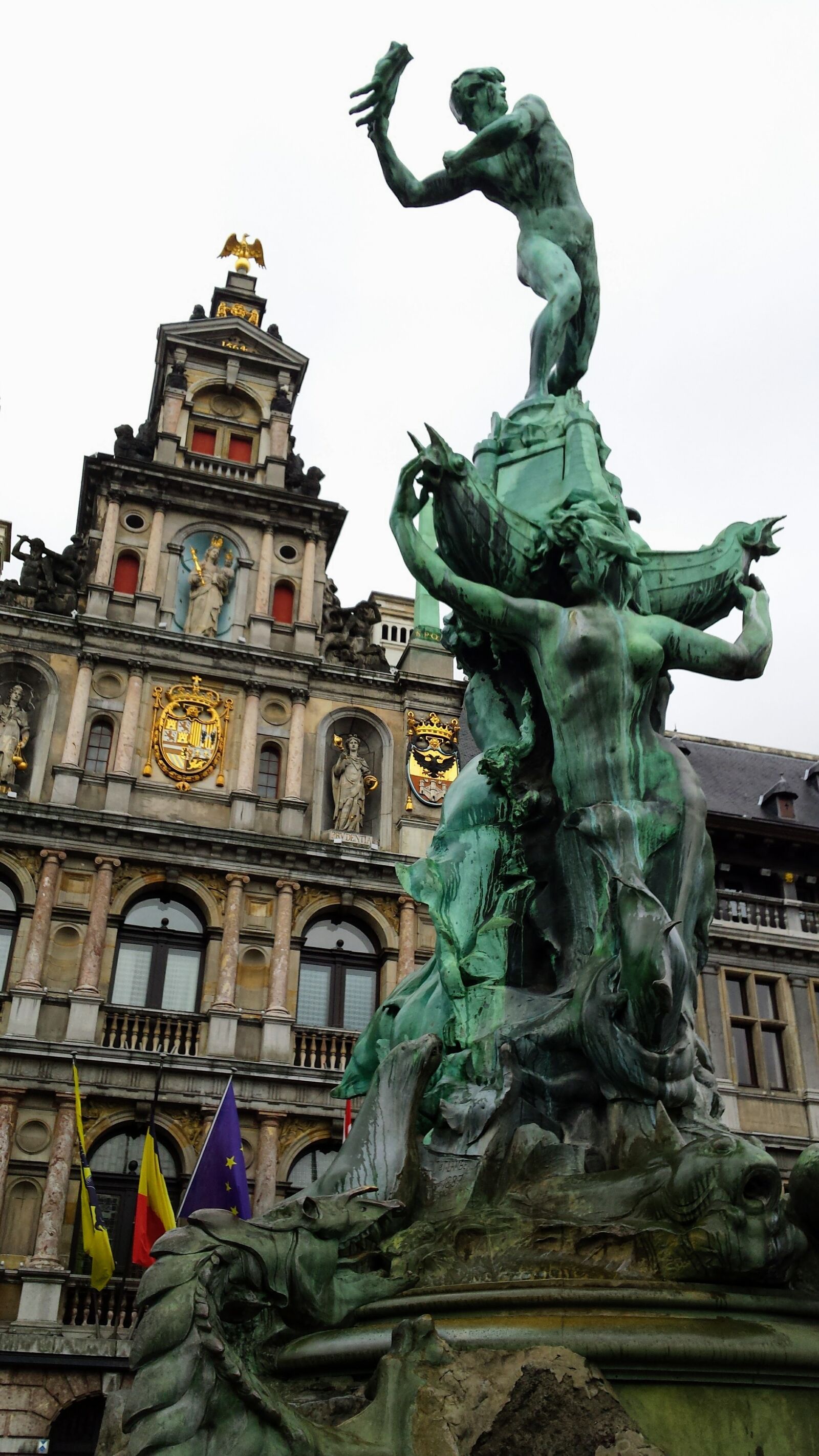 Samsung Galaxy S4 sample photo. Antwerp, grand place, brabo photography