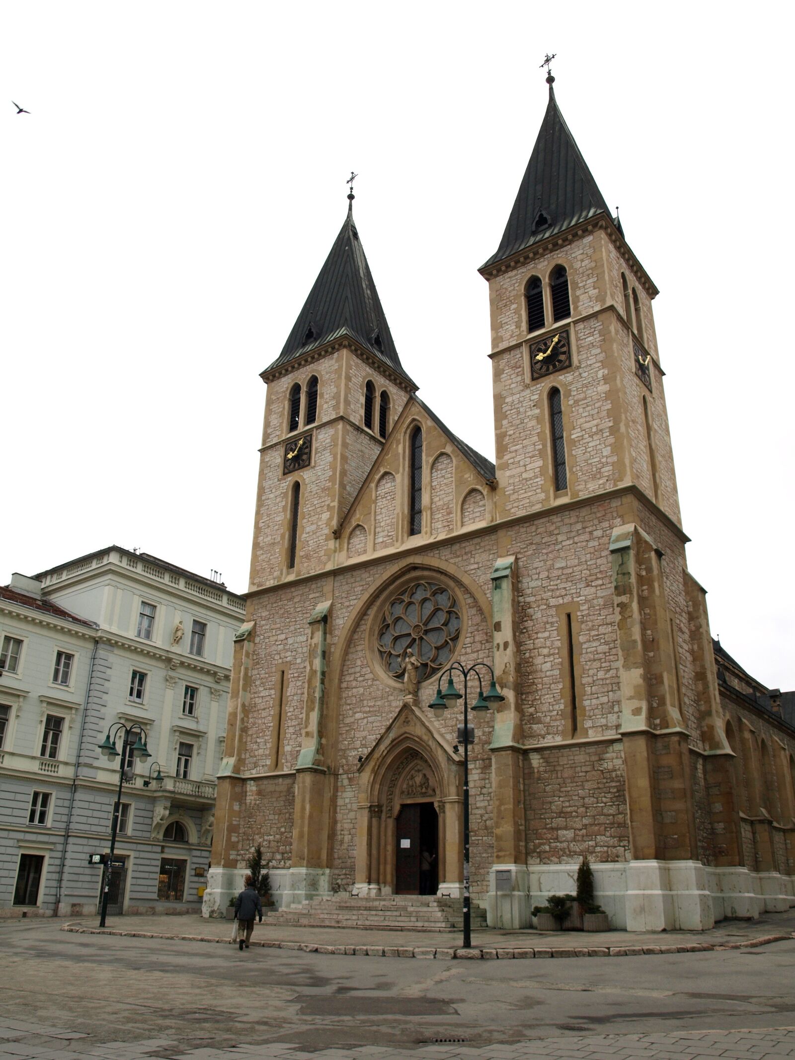 Olympus E-510 (EVOLT E-510) sample photo. Sarajevo, church, cathedral photography