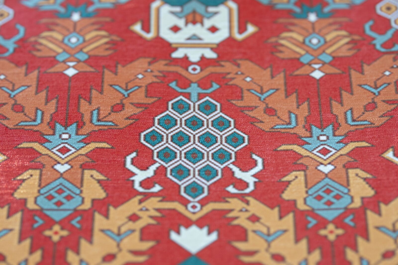 Canon RF 85mm F1.2L USM sample photo. Carpet, texture, red photography