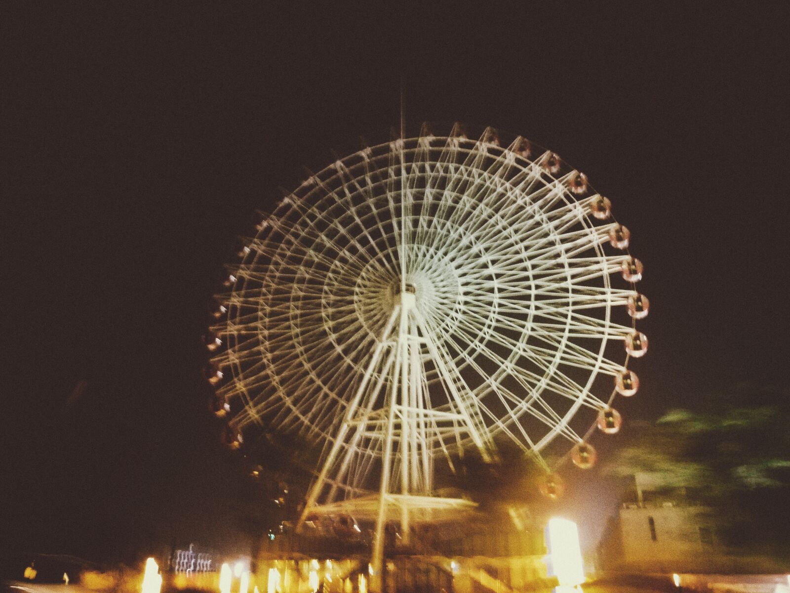 HUAWEI nova 2s sample photo. Ferris wheel, minhe, night photography