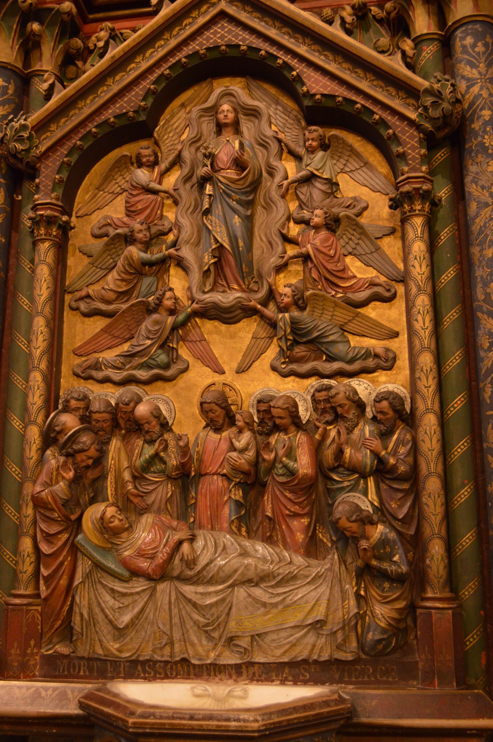 Nikon D3200 sample photo. Altarpiece, sculpture, people photography