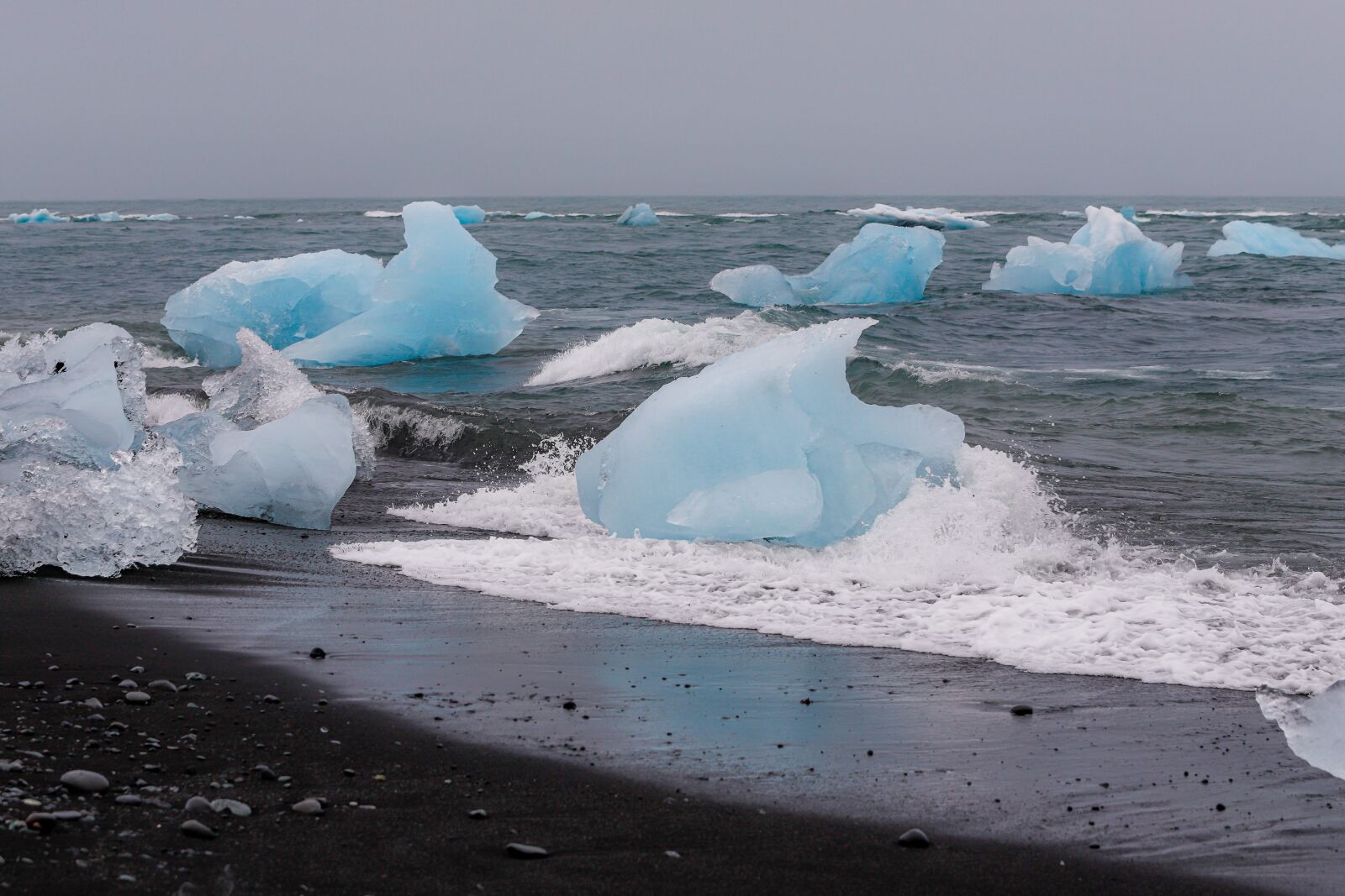Canon EF 70-200mm F2.8L USM sample photo. Icebergs, glacier, iceland photography