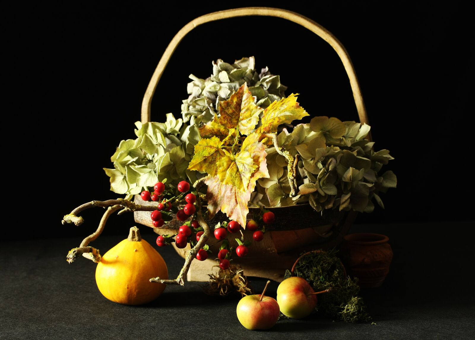 Canon EOS 40D sample photo. Autumn, flowers, arrangement photography