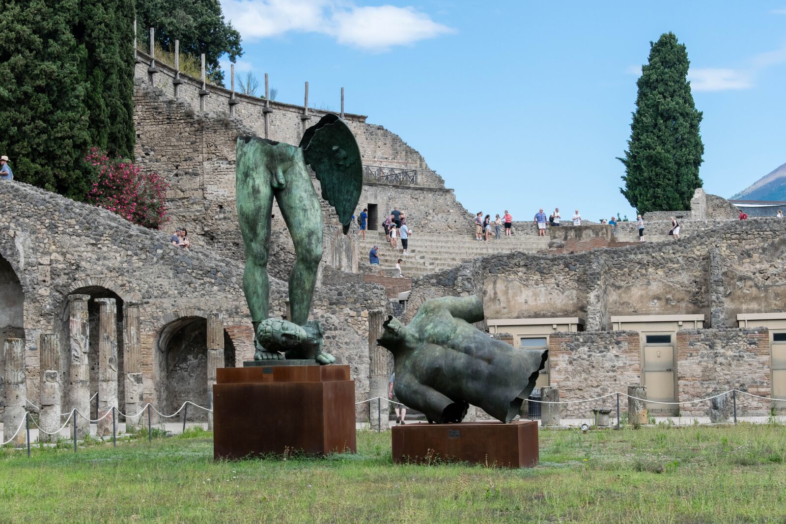 Nikon D3300 sample photo. Pompeii, statue, italy photography