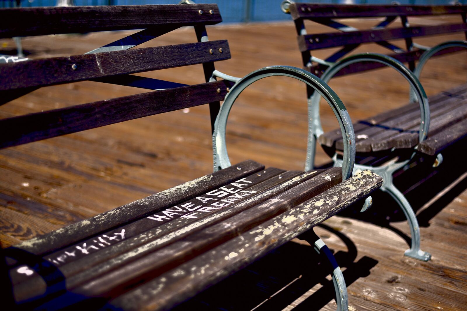 Nikon D750 sample photo. Park bench, bank, rest photography