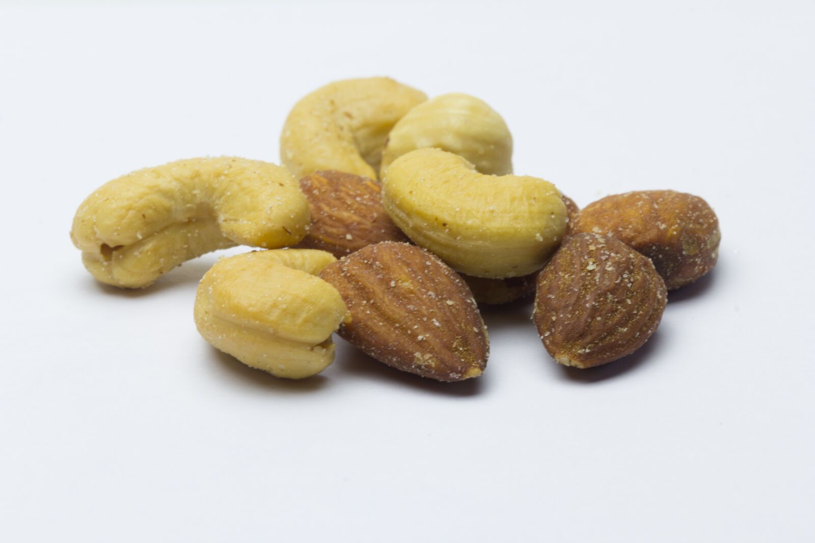 Canon EOS 60D + Canon EF 100mm F2.8 Macro USM sample photo. Dried fruits, cashews, almonds photography