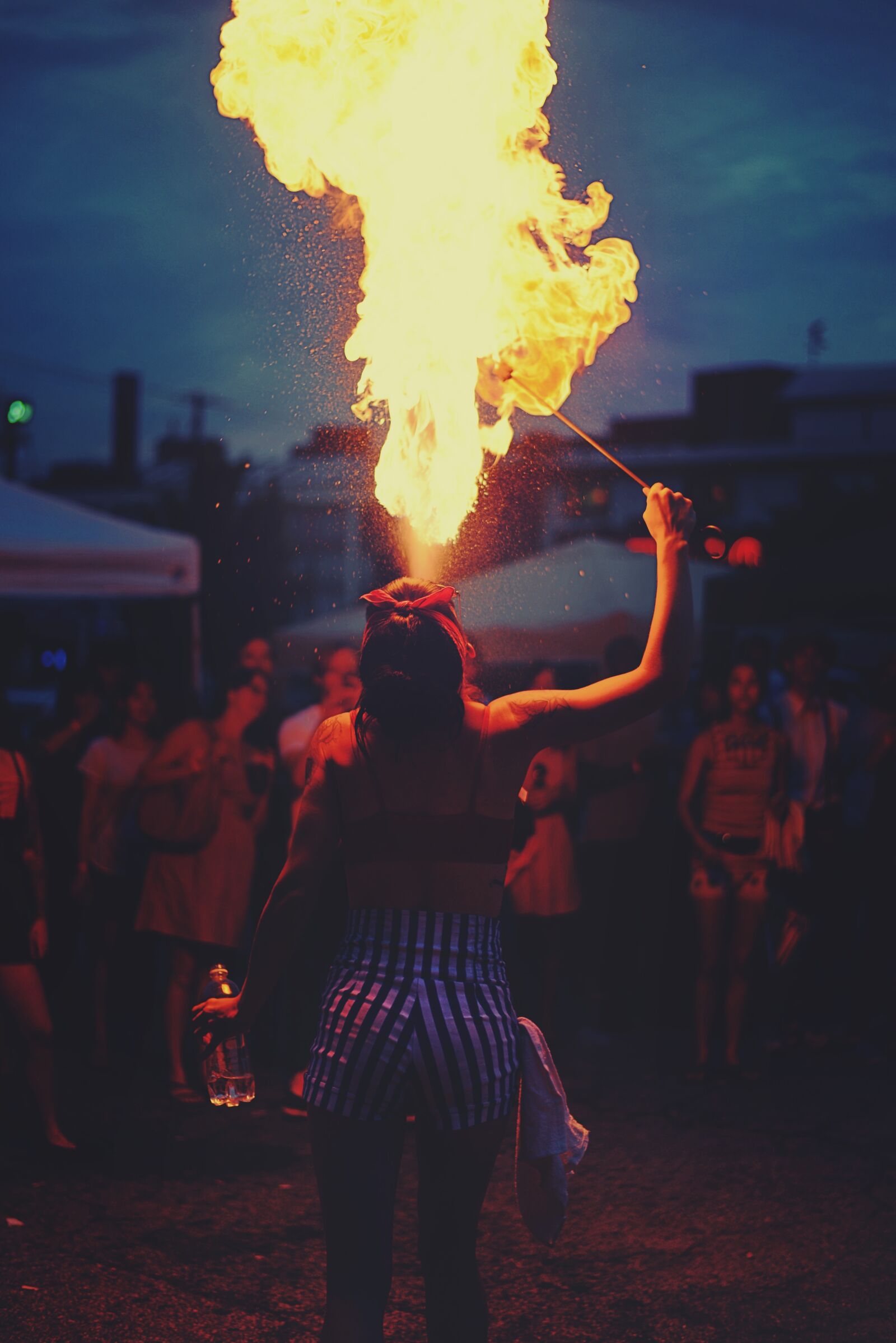 Nikon D600 sample photo. Adult, audience, blur photography