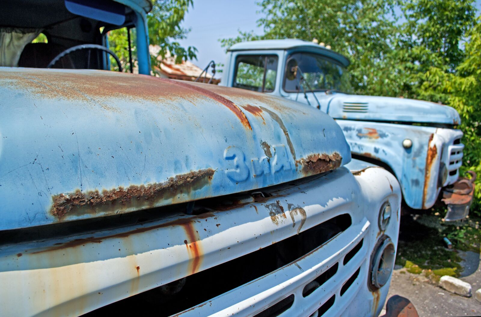 Nikon D3100 sample photo. Car, rust, the abandoned photography