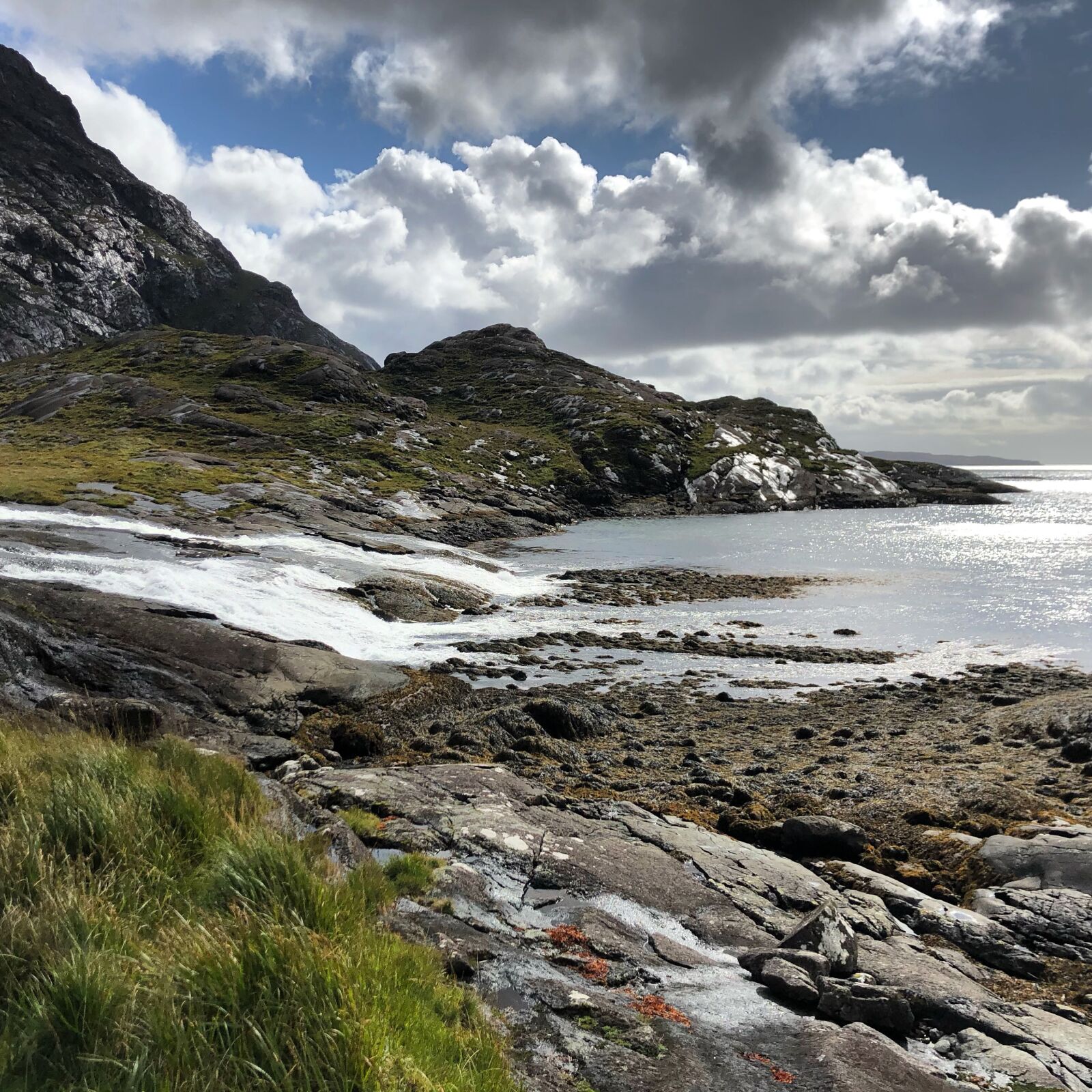 iPhone X back dual camera 4mm f/1.8 sample photo. Loch, coruisk, isle of photography