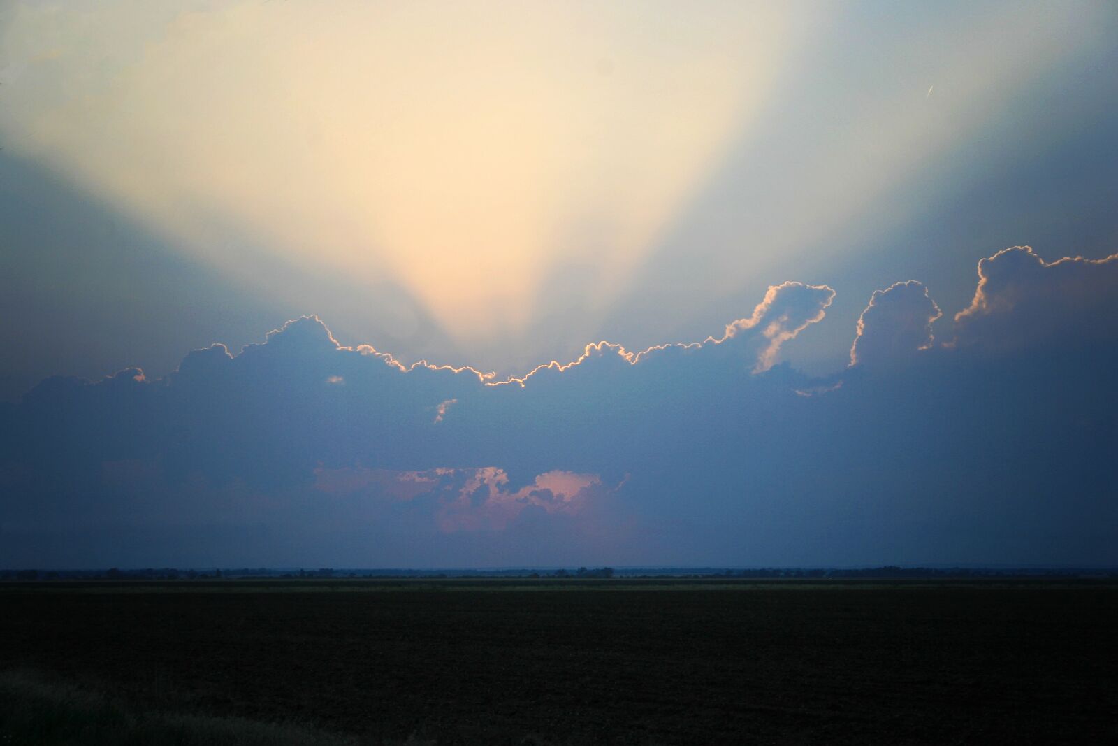 Canon EOS 30D sample photo. Sky, clouds, silver lining photography