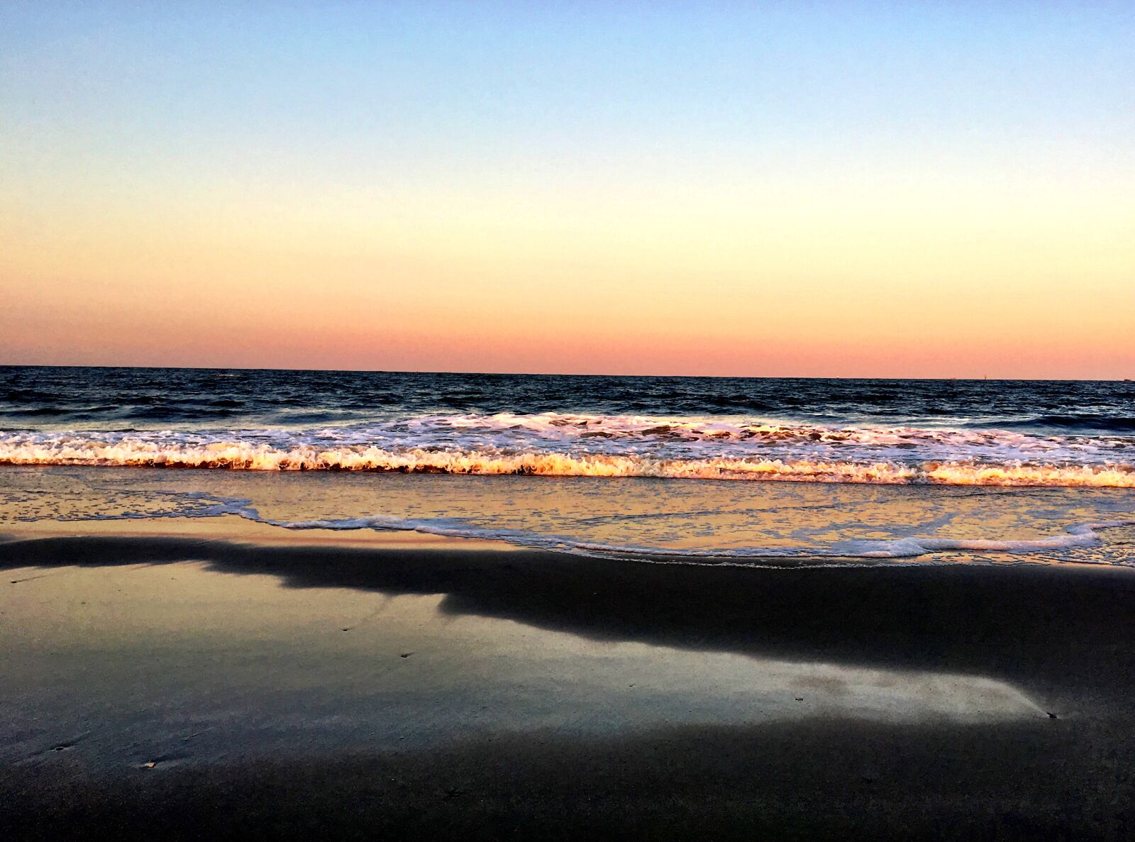 Apple iPhone 6s sample photo. Tybee, savannah beach, sunrise photography