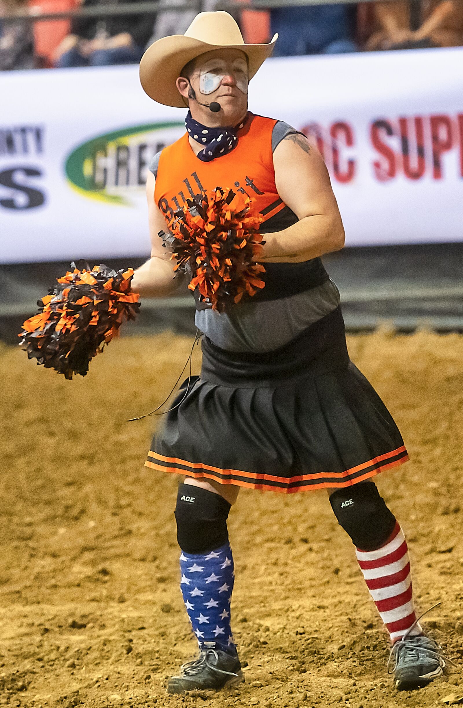 Nikon D850 sample photo. Clown, rodeo, cowboy photography