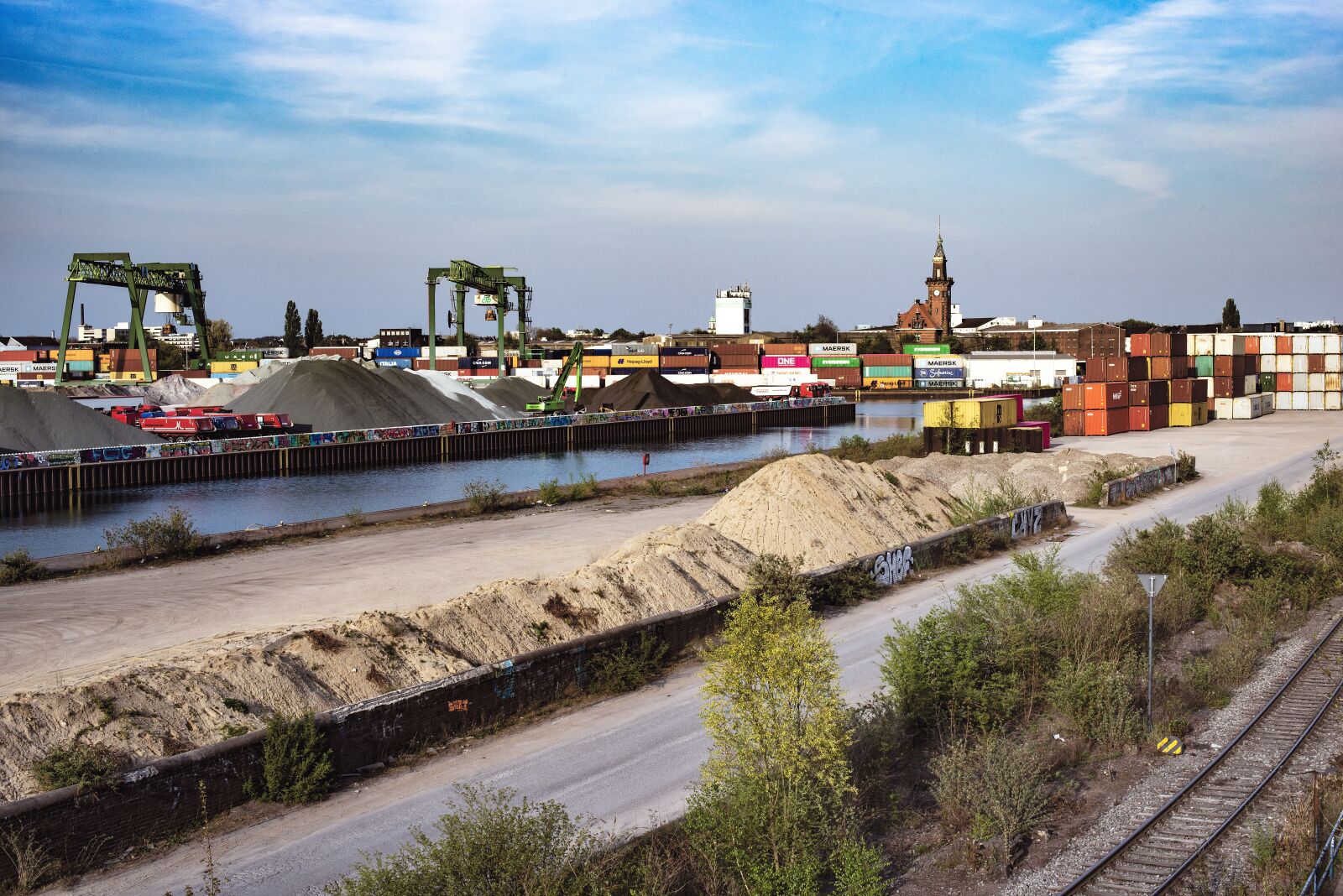 Nikon D800 sample photo. Port, dortmund, container photography