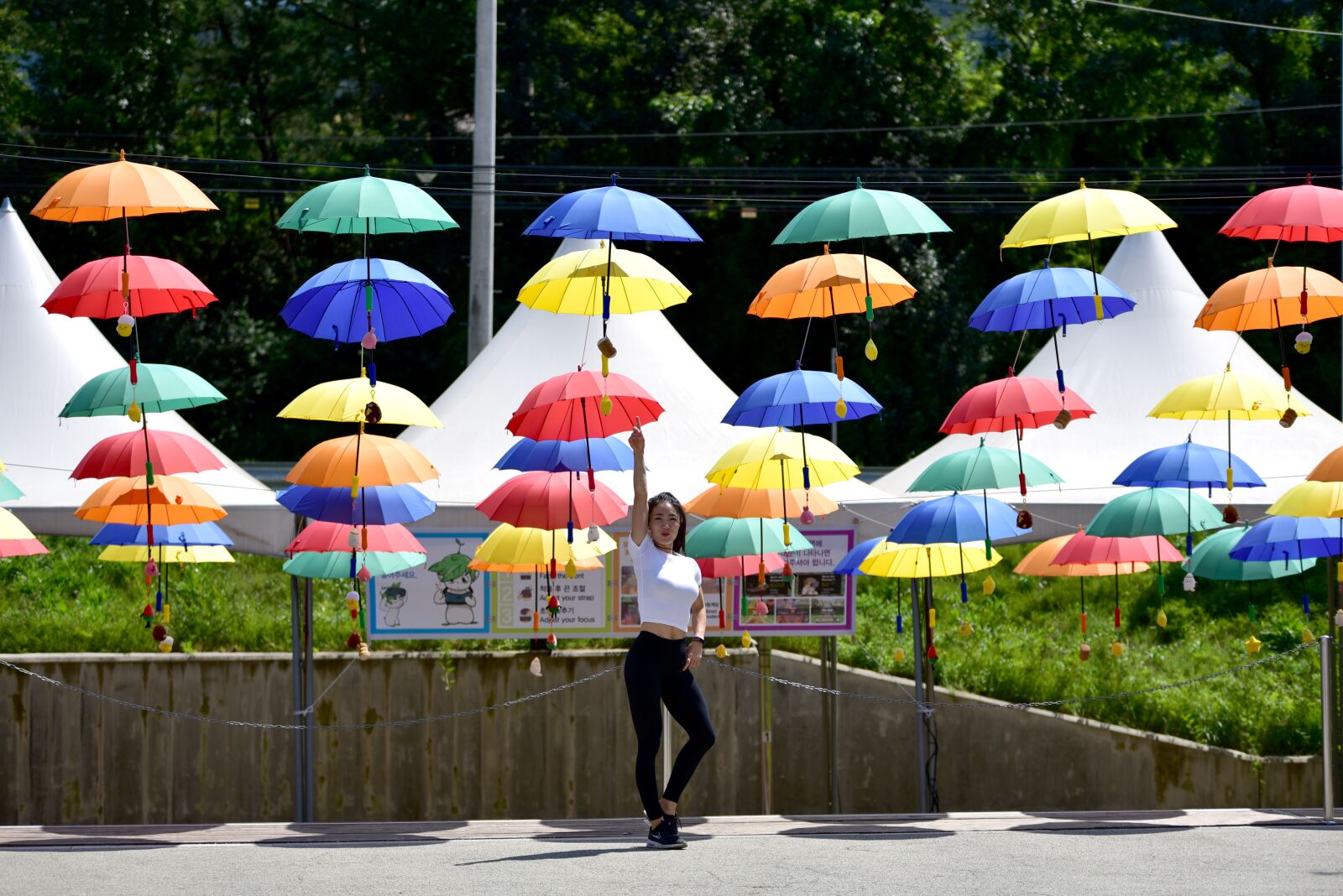 Nikon D750 sample photo. Park, museum, umbrella photography