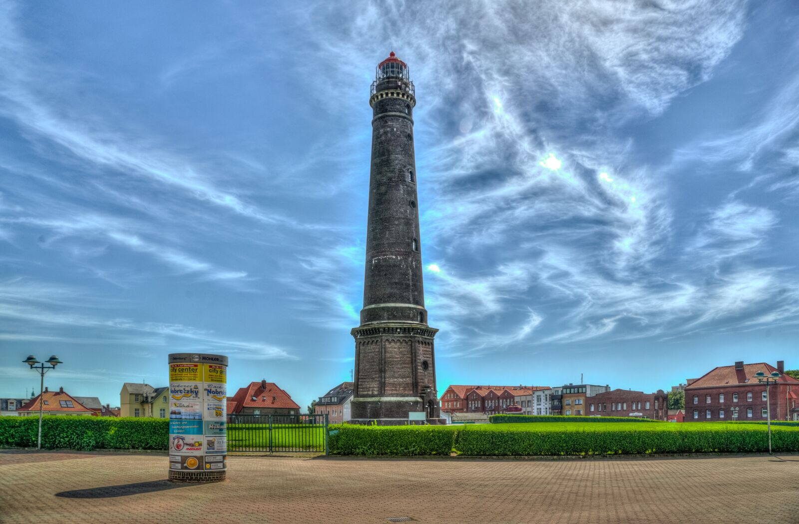 Nikon D610 sample photo. Light tower, germany, island photography