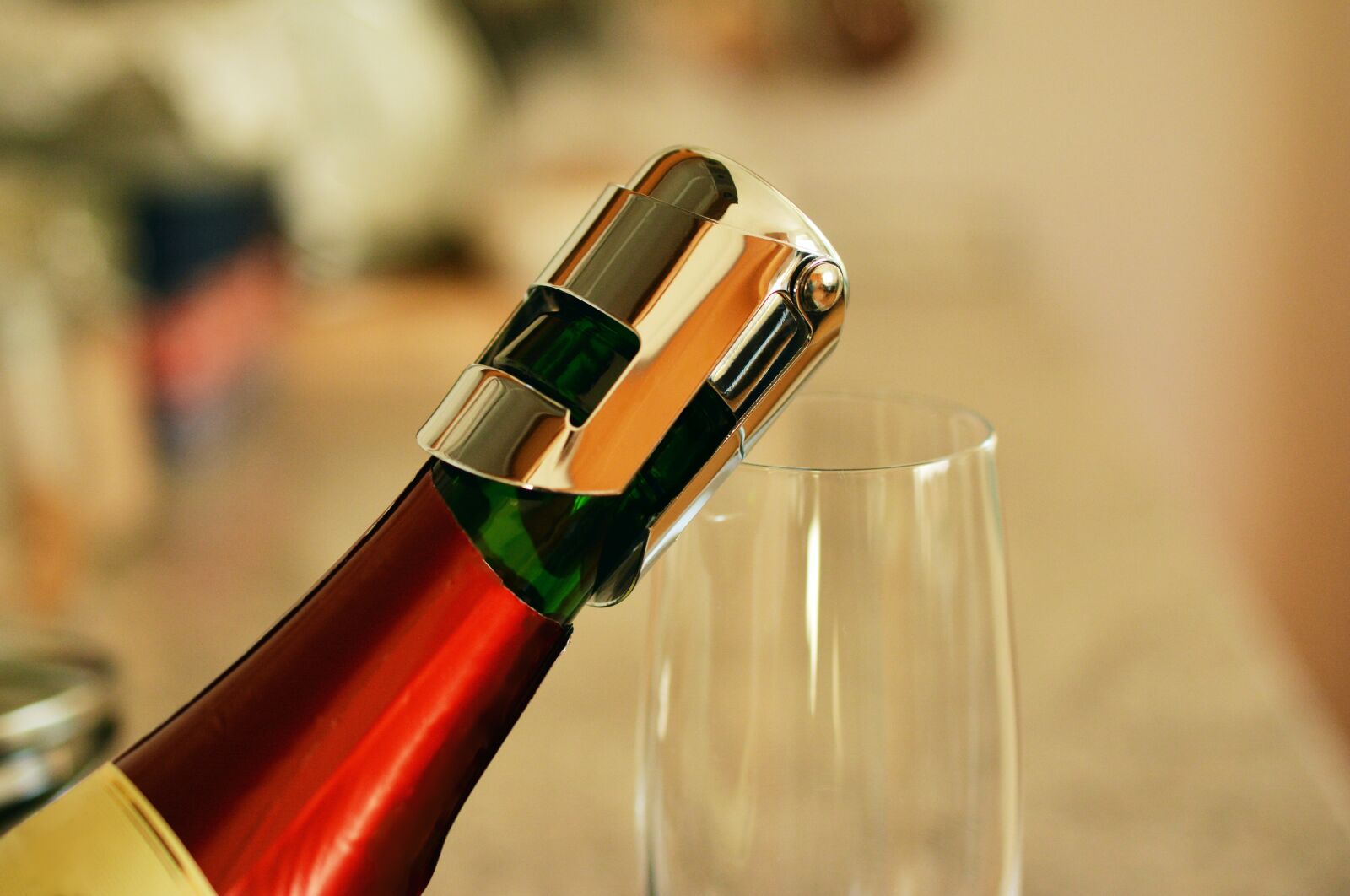 Nikon D5200 sample photo. Bottle of sparkling wine photography