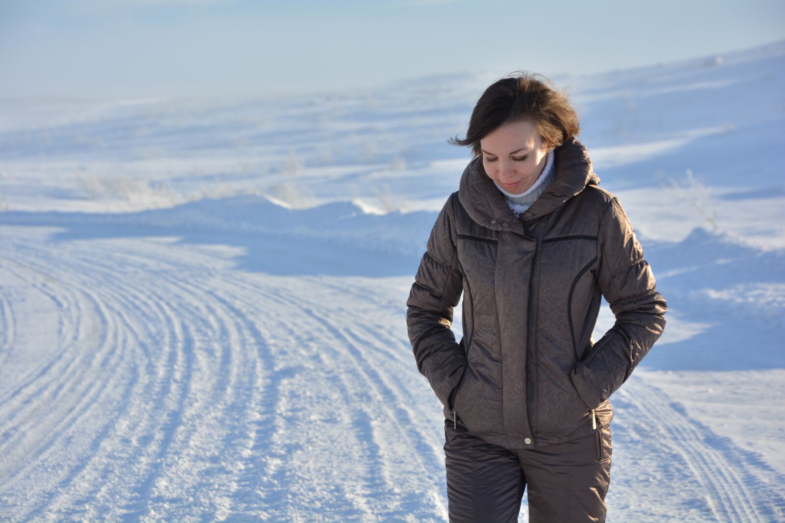 Nikon D5200 sample photo. Snow, snowdrifts, winter photography