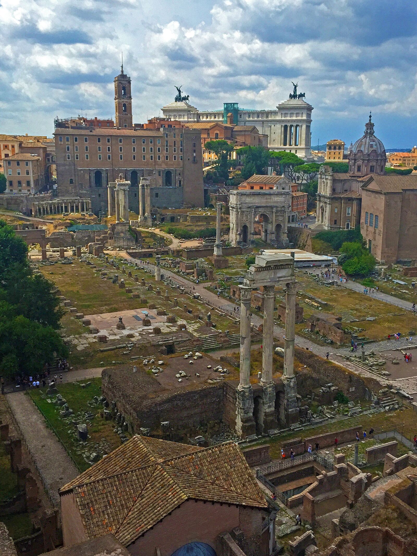 Apple iPhone 6 sample photo. Rome, roman forum, ancient photography