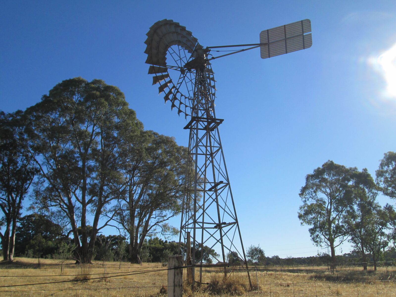 Canon PowerShot A2300 sample photo. Australia, wind vane, farm photography