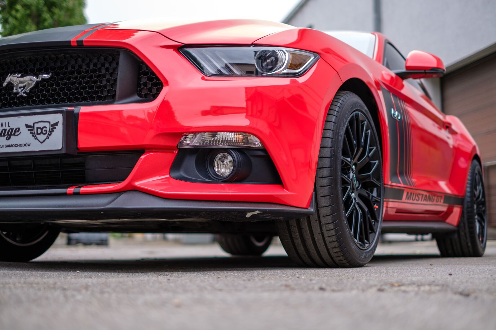 Fujifilm X-T2 + Fujifilm XF 35mm F1.4 R sample photo. Mustang, gt, red photography