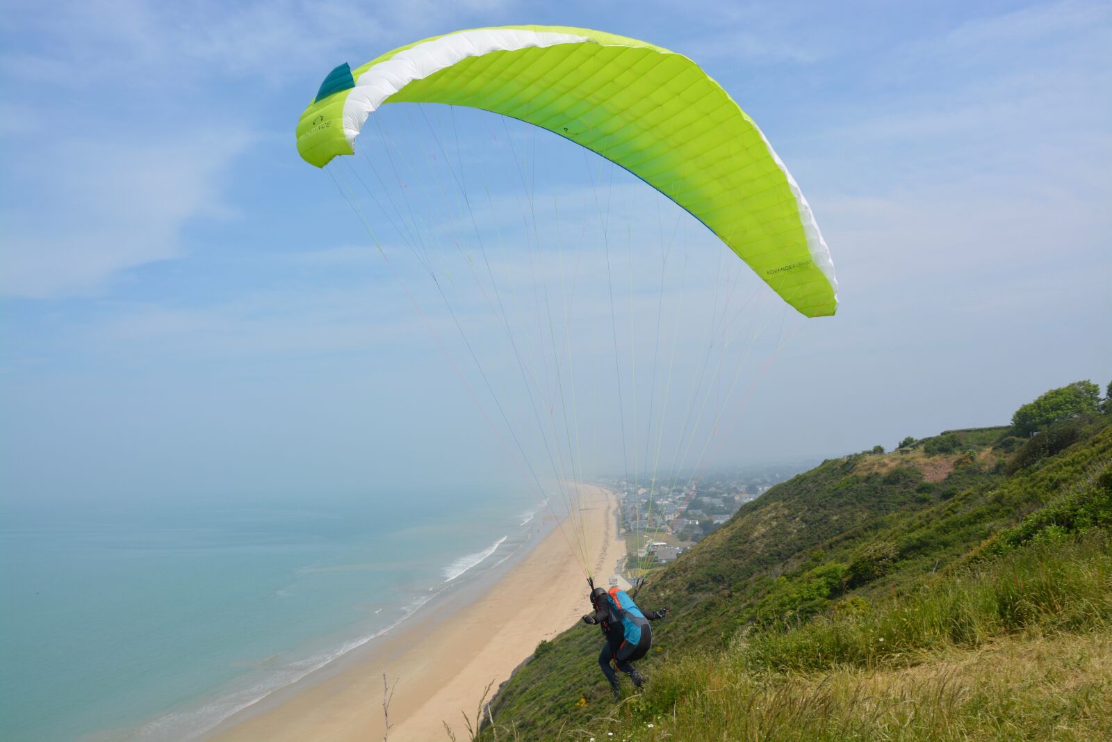 Nikon D5200 sample photo. Paragliding, paraglider takes to photography