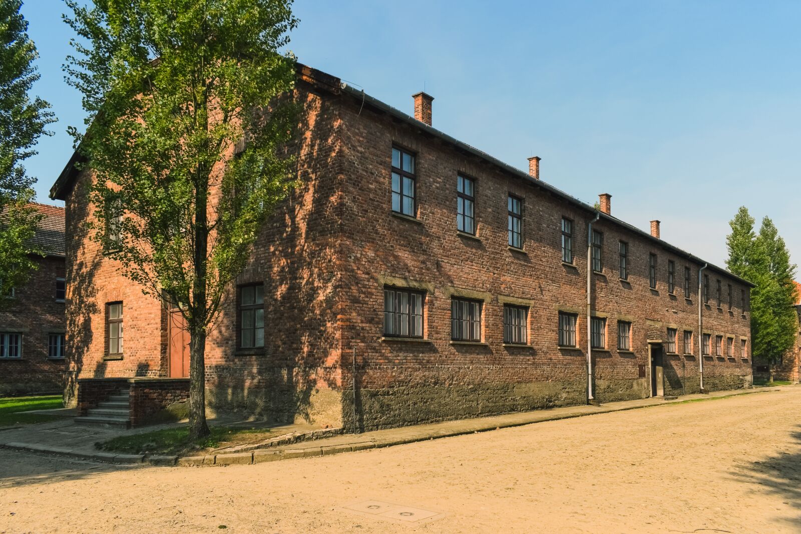 Nikon D3300 sample photo. Auschwitz, concentration camp, building photography