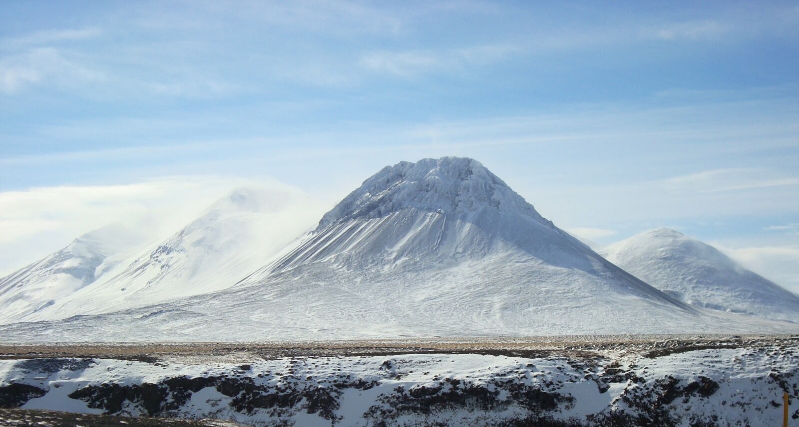 Sony Cyber-shot DSC-W110 sample photo. Mountain, snow, iceland photography