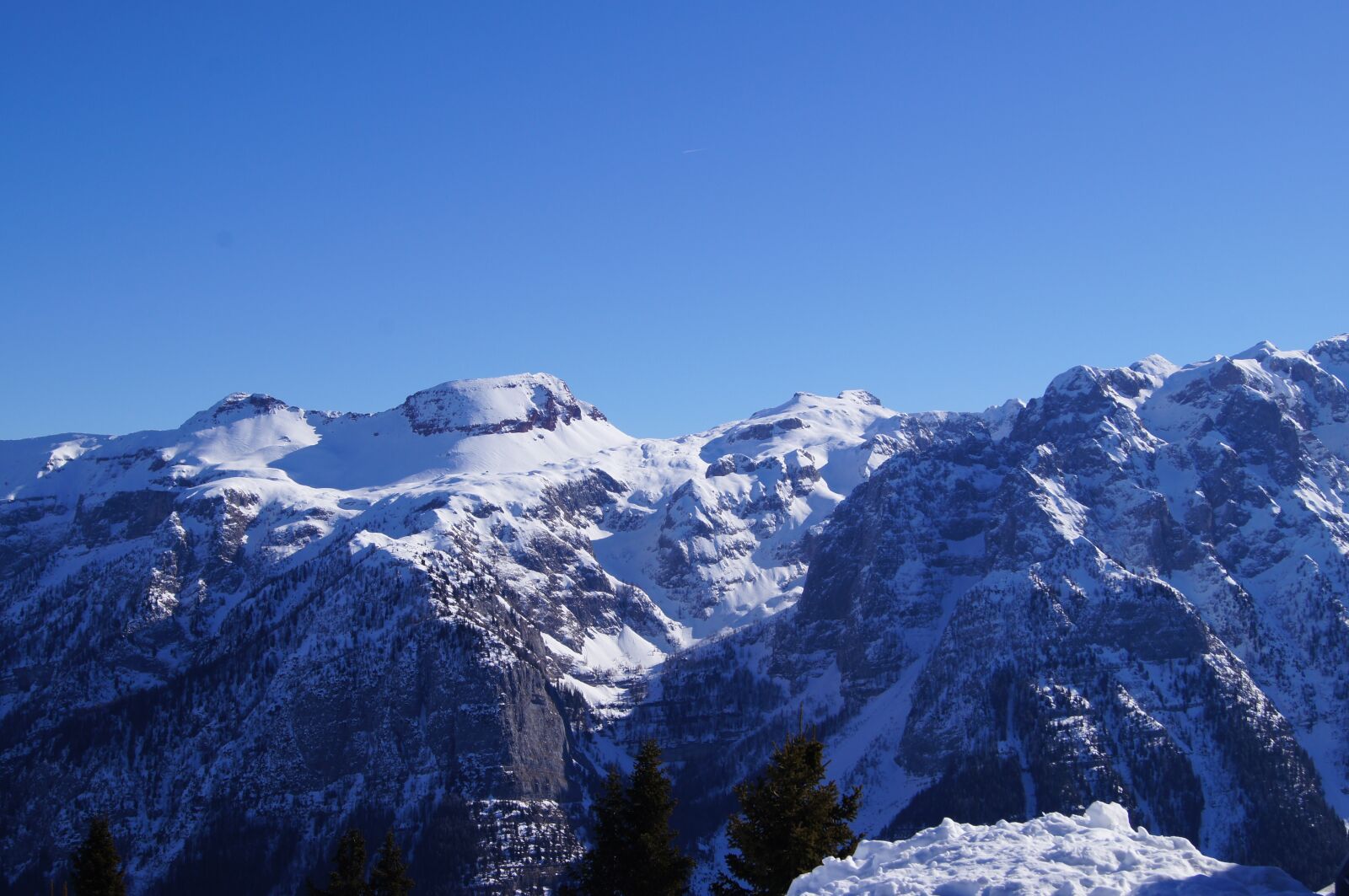 Sony SLT-A35 sample photo. Mountains, winter, italy photography