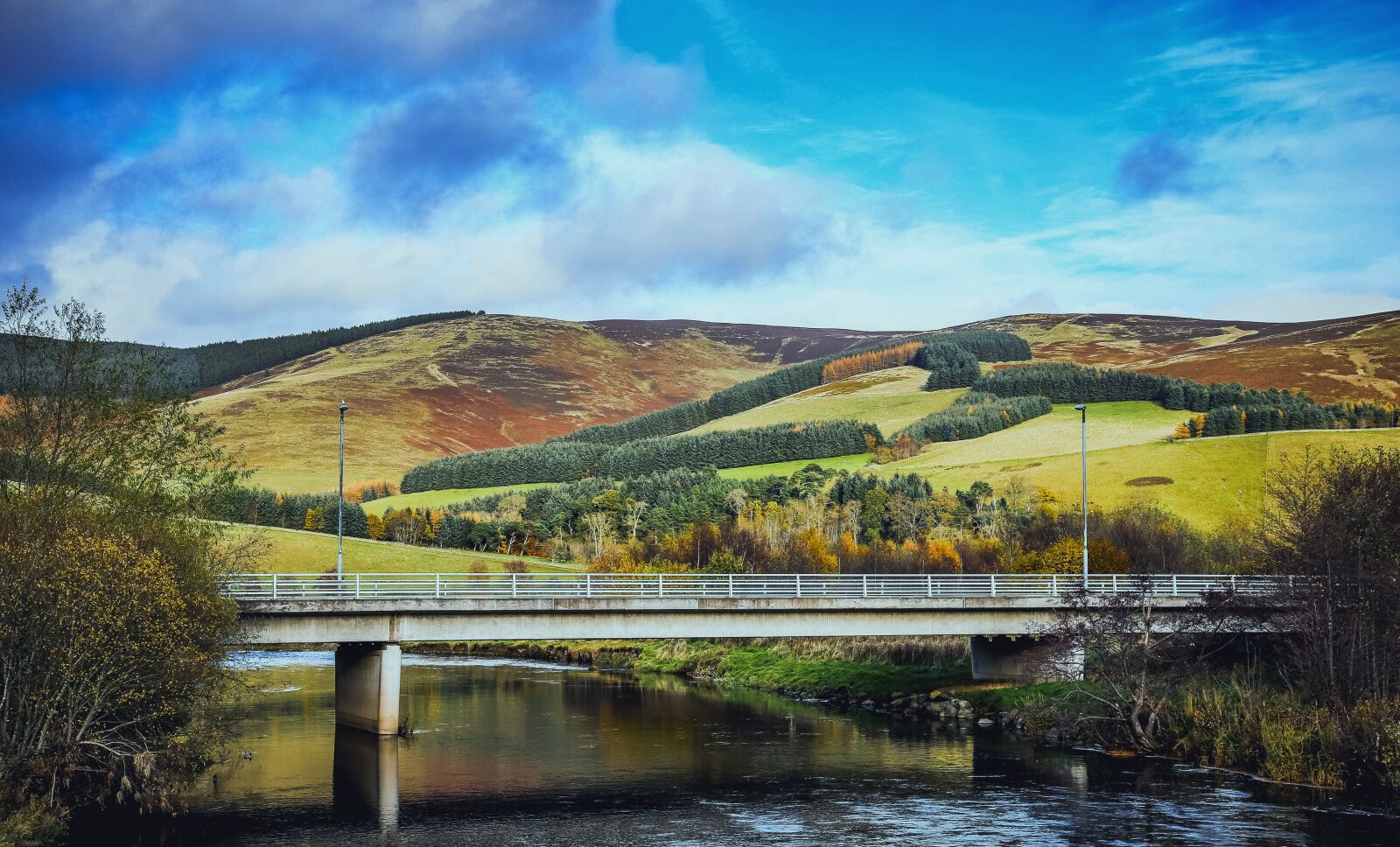Canon EOS 6D sample photo. Bridge, river, scotland photography