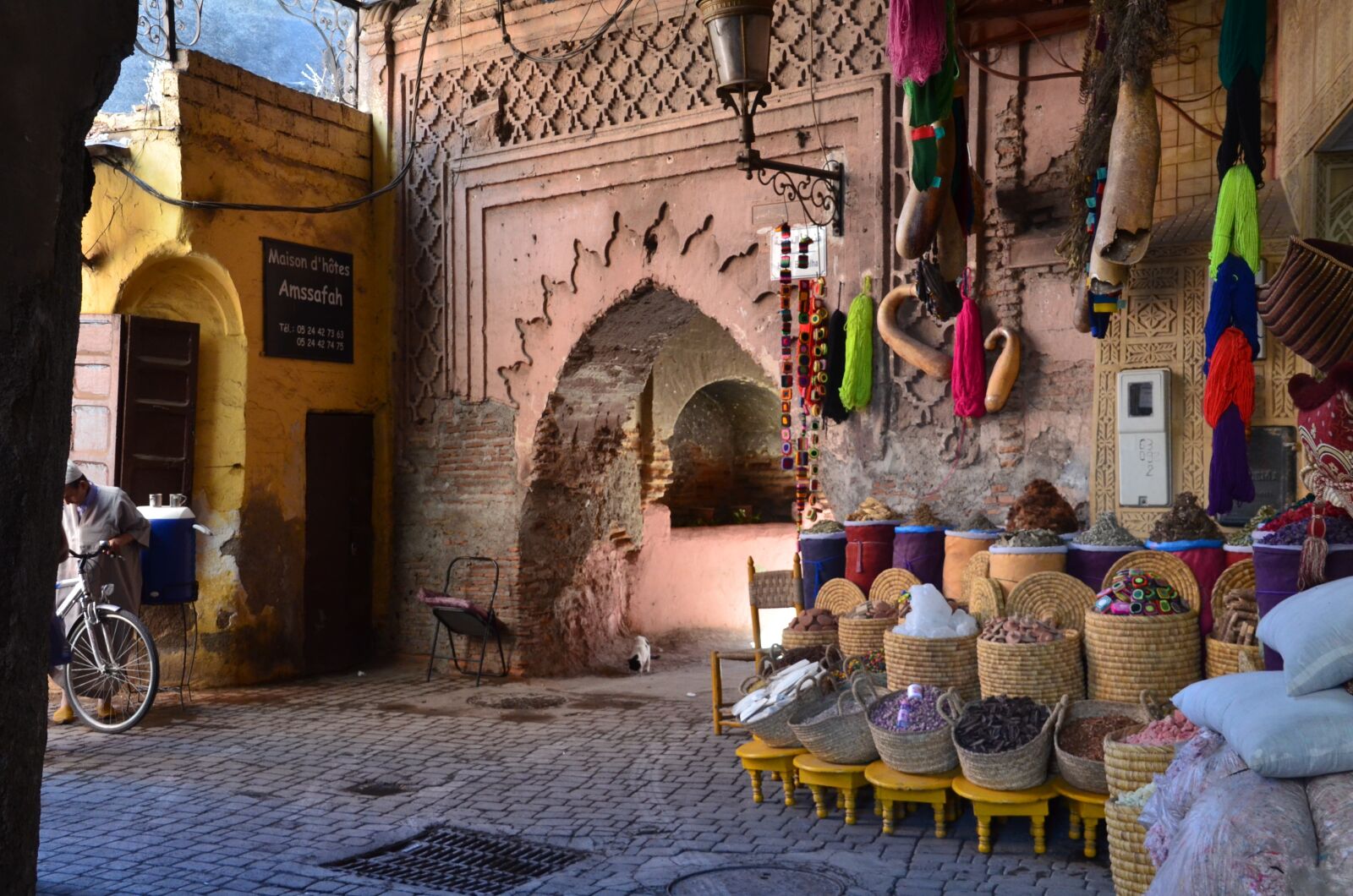 Nikon D7000 sample photo. Marrakech, morocco, bazaar photography