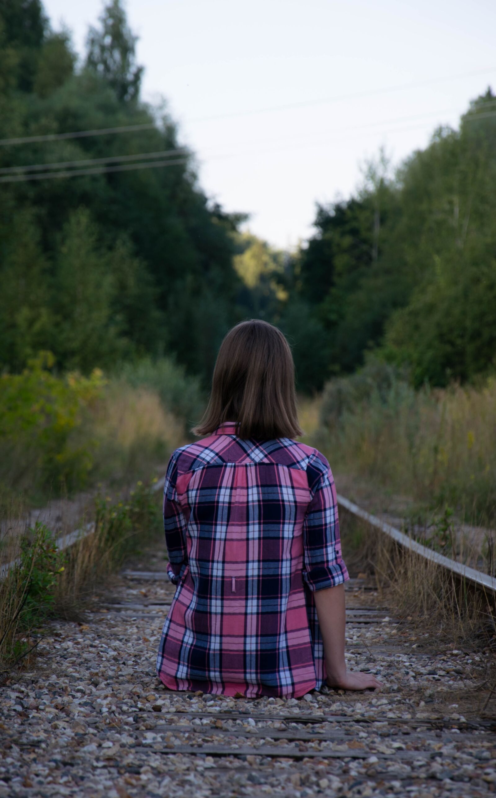 Nikon D3300 sample photo. Railway, nature, girl photography