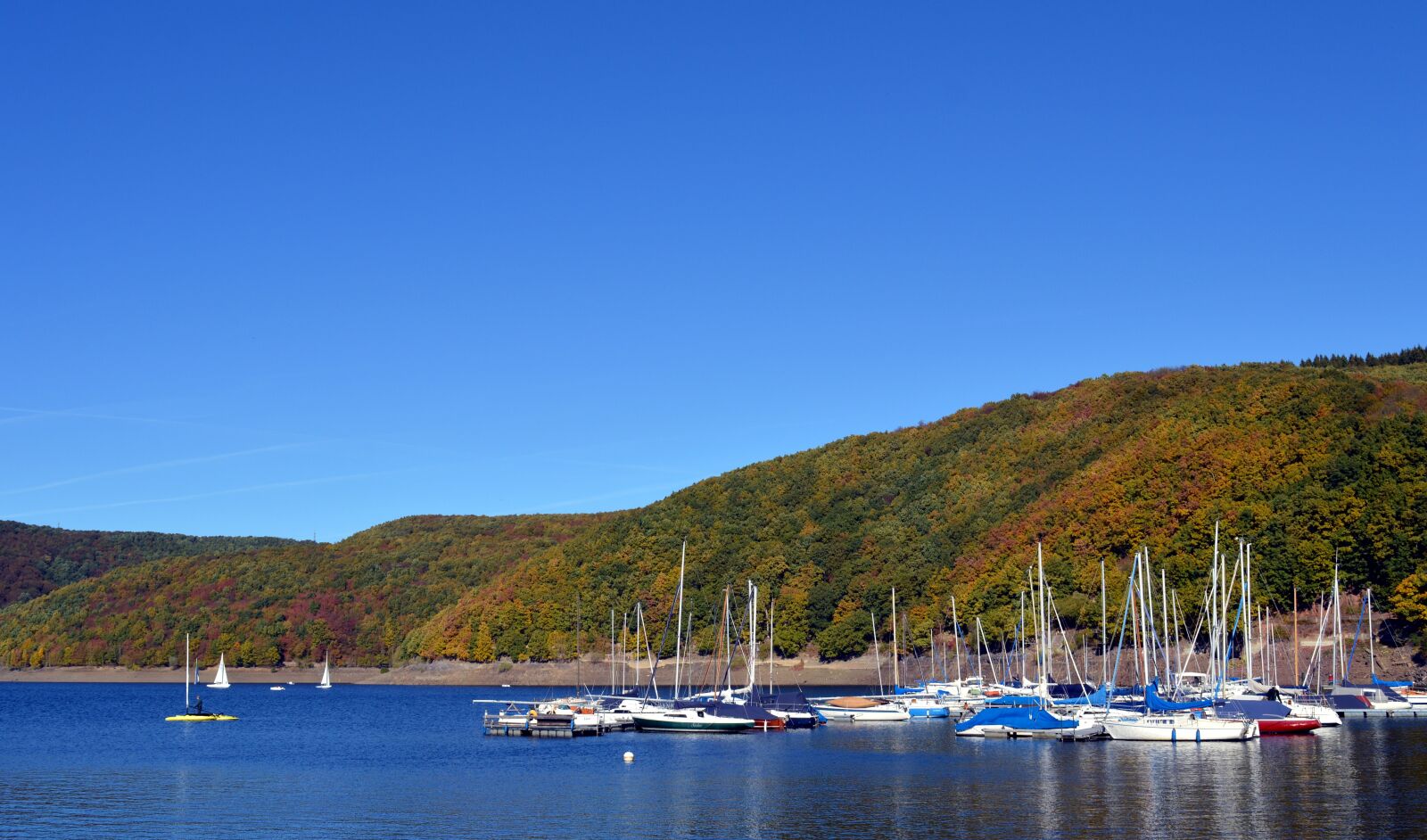 Nikon D3200 sample photo. Rurtalsperre, schwammenauel, eifel photography